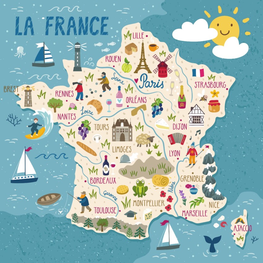 French regions, what to see in France